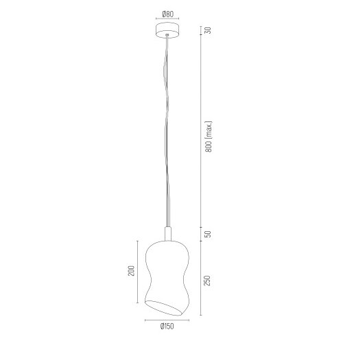  Argon 8038 - Luster na sajli SALERNO 1xE27/15W/230V zlatna Slike