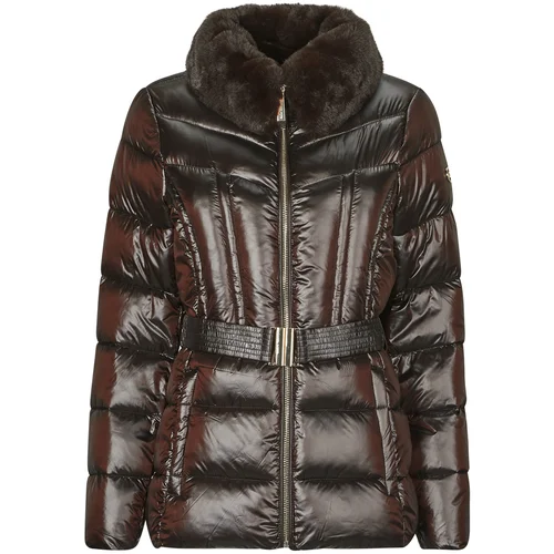 Michael Kors PACKABLE JACKET W FX FUR TRIM Smeđa