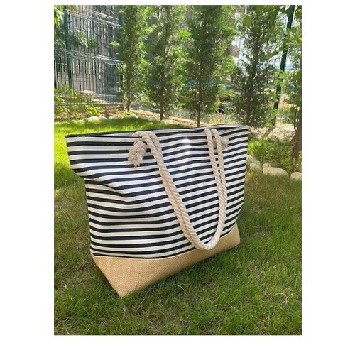 Dewberry 92547 Soft Handle Womens Beach Bag-BEIGE Slike