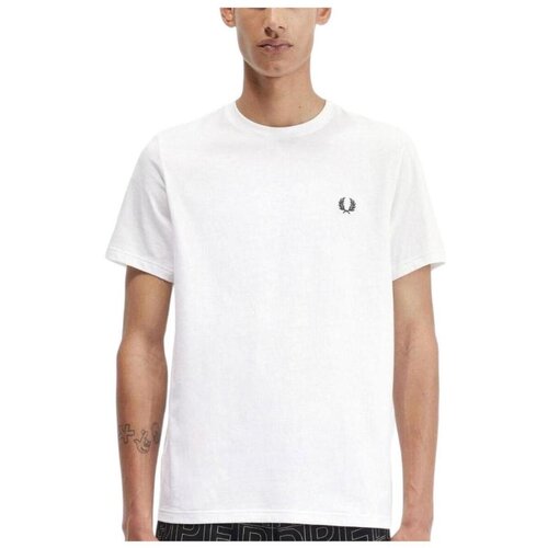 Fred Perry Majice s kratkimi rokavi - Bela Slike