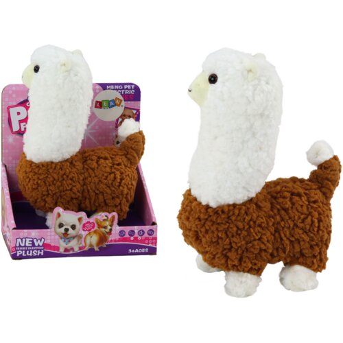 LLama Interactive Pet Brown Alpaca Walks Game 23 cm Slike
