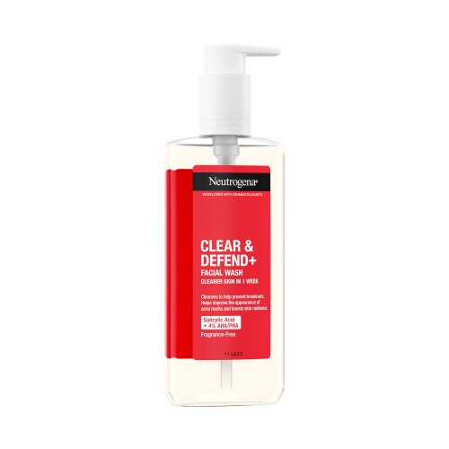 Neutrogena gel za umivanje obraza - Clear & Defend Face Wash Gel Cene