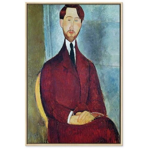 Slika - Amedeo Modigliani &amp;ndash; Leopold Zborowski 60x90 U prirodnom drvenom okviru Slike