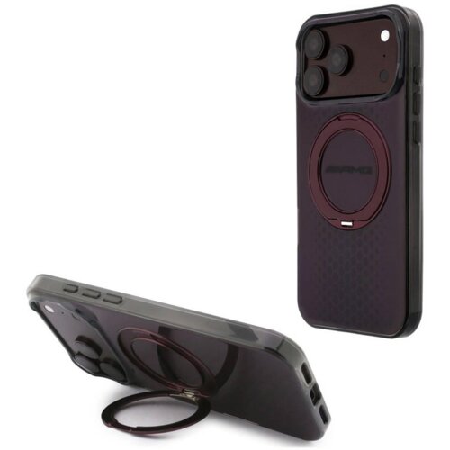SAS CG MOBILE Maska AMG IML Double Layer Urban Line Ring Stand MagSafe za iPhone 17 Pro Max / 17 Pro Max burgundy Cene
