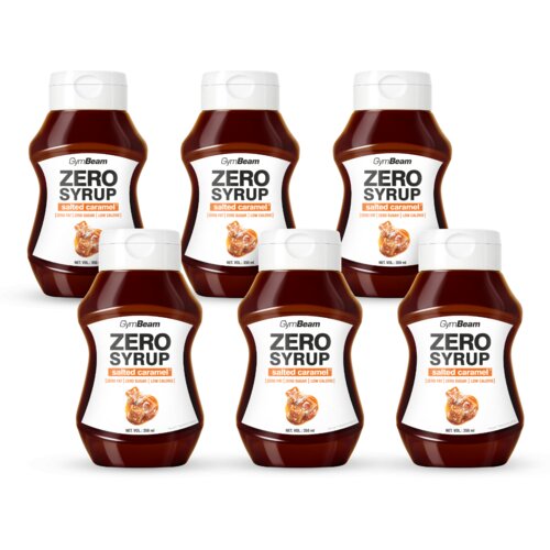 GymBeam zero syrup salted caramel 6 x 350 ml Cene