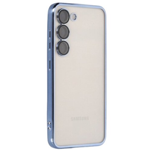  silikonska futrola sa niklovanim obodom za iphone 14 (6.1) plava Cene