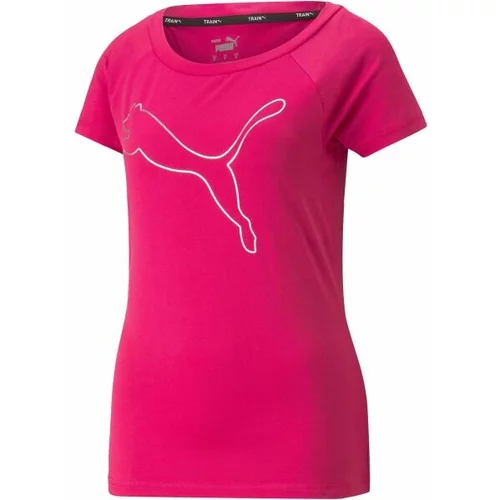 Puma TRAIN FAVORITE JERSEY CAT TEE Ženska majica, ružičasta, veličina