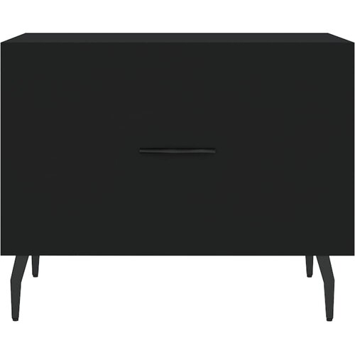 Stolić za kavu crni 50 x 50 x 40 cm od konstruiranog drva Slike