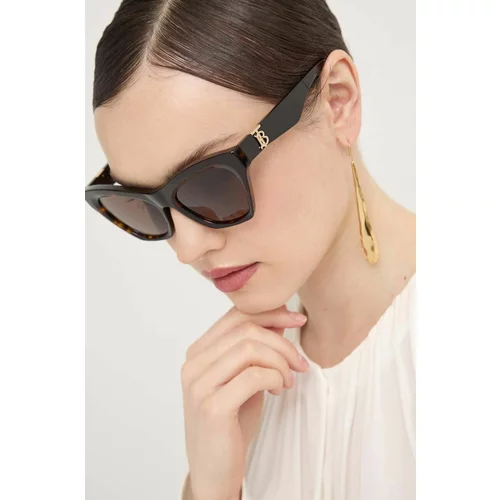Burberry Sunčane naočale za žene, boja: smeđa, 0BE4420U