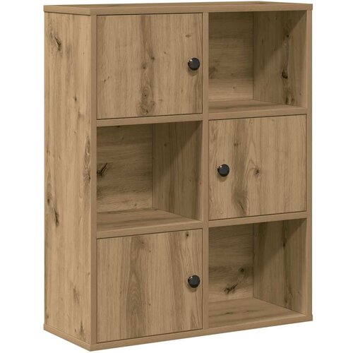 Maison Chic Knjižna omara - Knjižni regal artisan hrast 60x24x76,5 cm inženirski les, (21725414) Cene