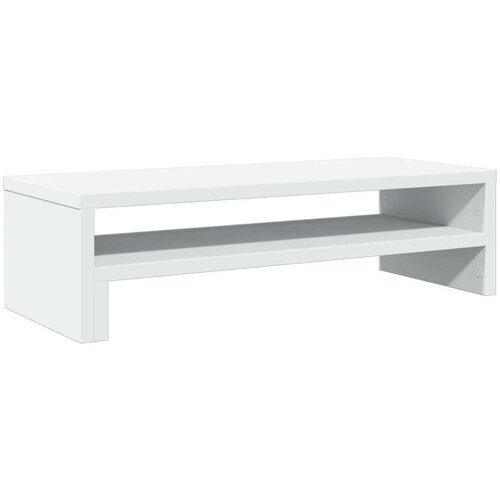 VidaXL Stalak za monitor bijeli 54 x 22 x 15 cm od konstruiranog drva Slike