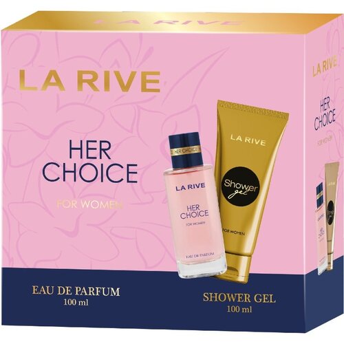La Rive Her Choice poklon set edp 100 ml & gel za tu&scaron;iranje 100 ml Cijene