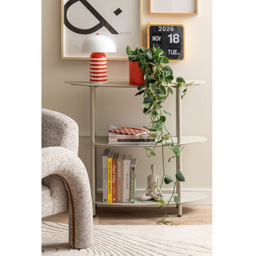 Leitmotiv Siv kovinski regal 90x82x28 cm Riqueza &amp;ndash; Slike