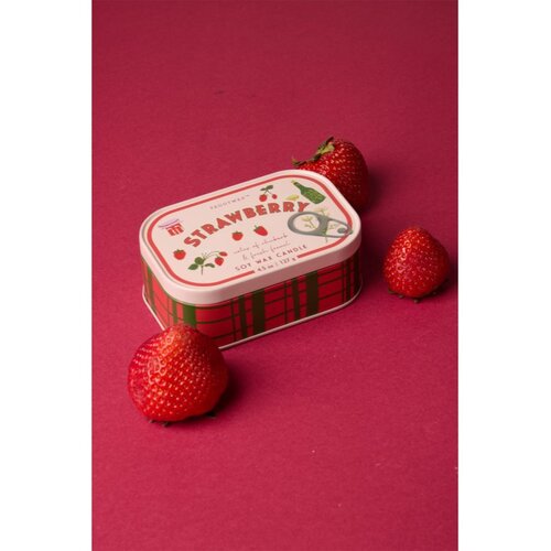 Paddywax Bistro Tin Strawberry di&amp;scaron;eča sveča v pločevinki 127 g Slike