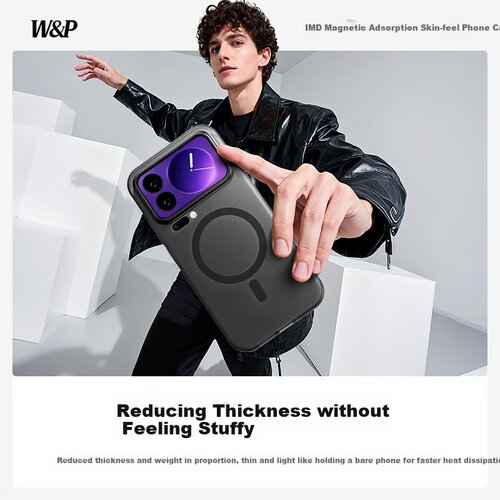  w&p maska za mobilni telefon xiaomi 17, providno-crna Cene
