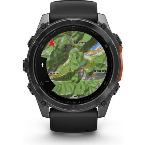 Garmin fenix 8 51mm crno/&amp;scaron;kriljevac gps 010-02905-00 multisport pametni sat silikonska narukvica, amoled zaslon Slike