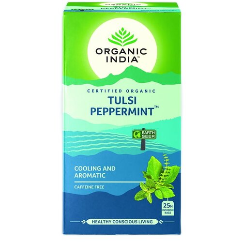 Organic India Organski Tulsi pepermint čaj u 25 kesica, 50 porcija Slike