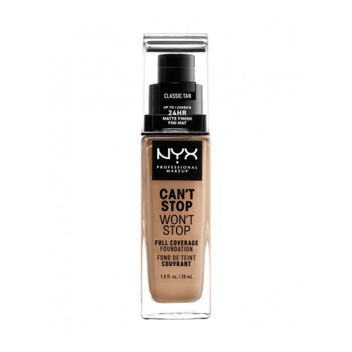 NYX Professional Makeup tekoča podlaga - Can't Stop Won't Stop Full Coverage Foundation - Classic Tan (CSWSF12) Cene