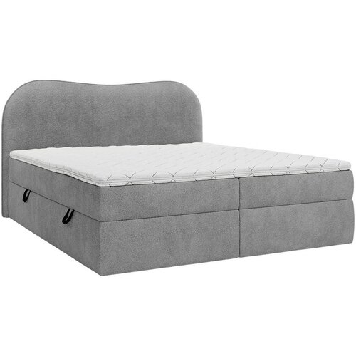 Chameo POSTELJA Z VZMETNICO 180 cm x 200 cm , tekstil temno siva Slike