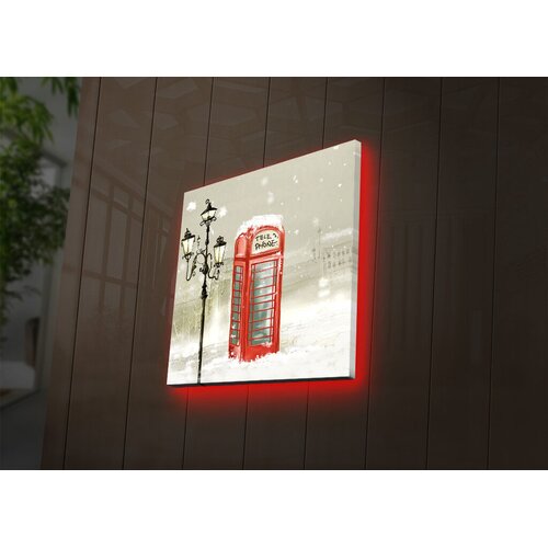Wallity Zidna slika sa LED osvetljenjem 2828DACT-44, 28x28 cm Cijene