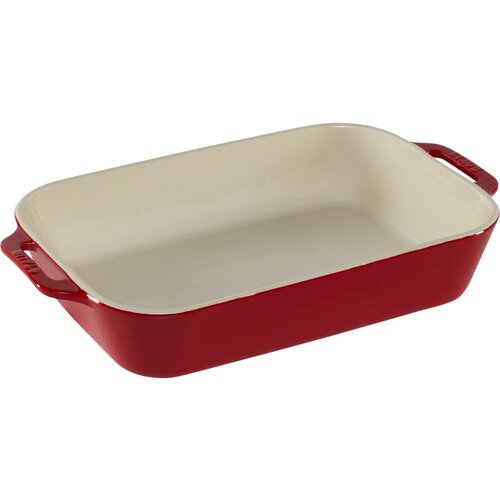 Staub Oval Dish Ceramic, Cherry Red, 34x24cm Cijene