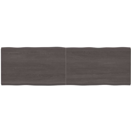 Stolna ploča tamnosiva 200 x 60 x (2-4) cm obrađena hrastovina Cijene