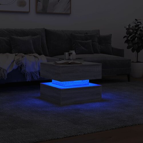  za uzglavlje LED sivom sonomom 50x50x40 cm Slike