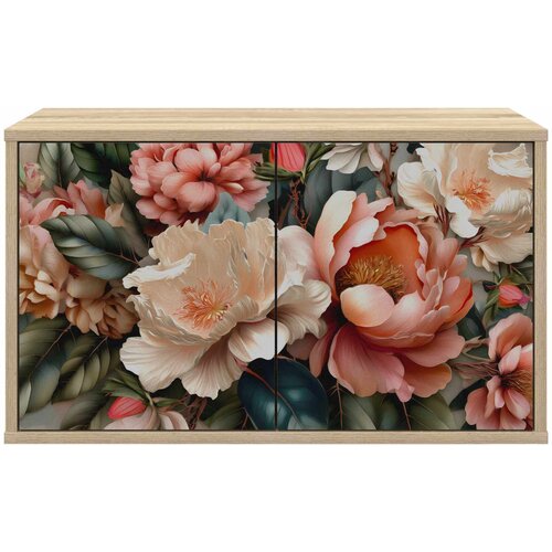  ormar za montažu na zid BORNE 69 x 33 x 40 cm Hrast sonoma Slike