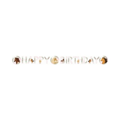 Amscan Girlanda Happy Birthday &amp;quot;Lepi konji&amp;quot; Slike