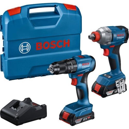 Bosch Aku set udarni odvrtač GDX 18V-285 + vibraciona bu&scaron;ilica-odvrtač GSB 185-LI 2x2/0Ah Cene