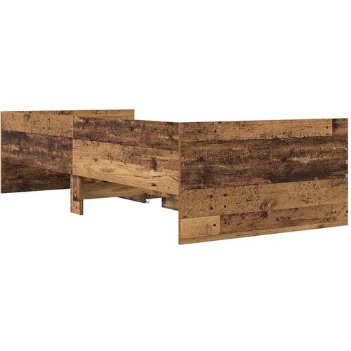  Krevetna konstrukcija Staro drvo 90 x 190 cm Čvrsto borovo drvo Slike