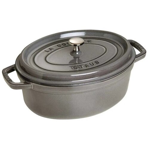 Staub Kastna posoda ovalna 3,2 l siva, (5000536012) Cene