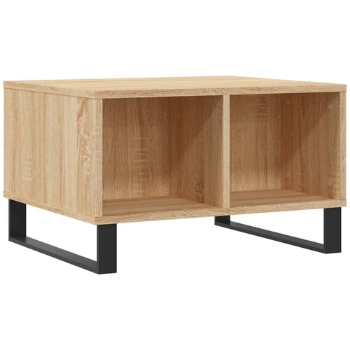  Stolić za kavu boja hrasta 60 x 50 x 36,5 cm konstruirano drvo Slike