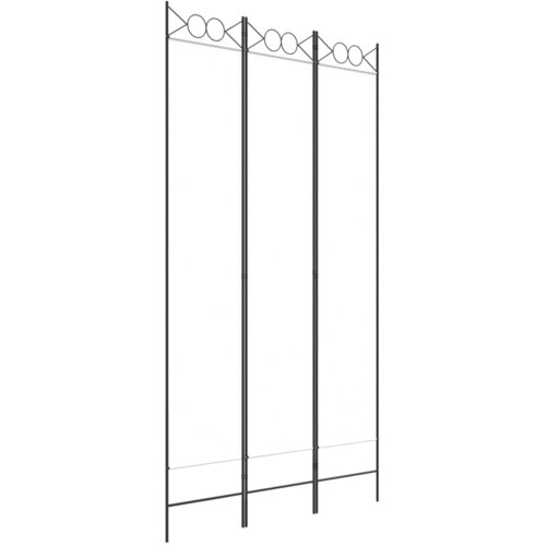 Maison Chic Paravan - Sobne pregrade 3-delni bel 120x220 cm blago, (22111611) Cene