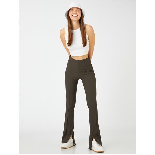 Koton Pants - Khaki - Relaxed Slike