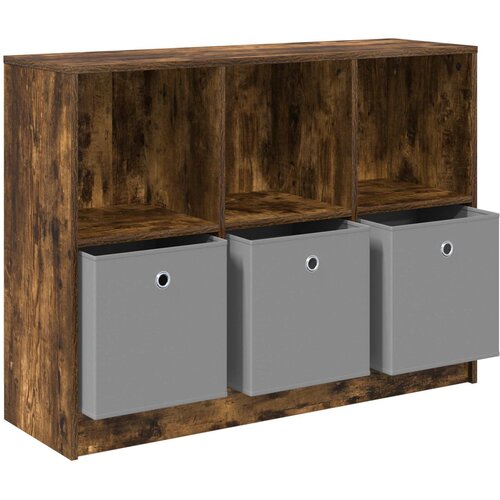  Kreveta s ladicama Dimljeni hrast 102 x 32 x 73,5 cm Slike