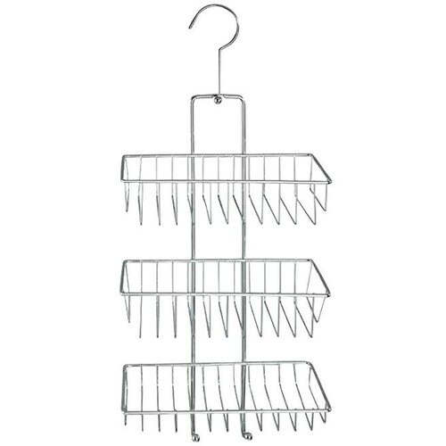  Kutna košarica za tuš kabinu Nivala (13,5 x 22 x 50 cm, Krom) Cijene