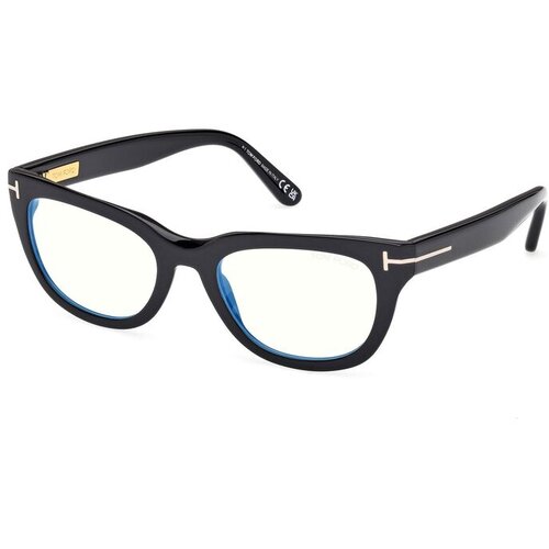 Tom Ford Ženski okvir za dioptrijske naočare Blue Block 0FT6066-B, Crne Cene