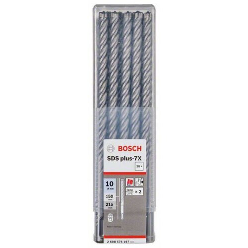 Bosch hamer burgija SDS plus-7X 10 x 150 x 215 mm, 1 komad ( 2608576197. ) Slike