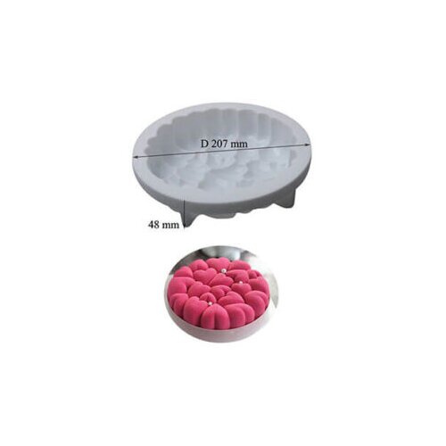 Smania model za torte delicella - srčkasta torta (20 &amp;times; 4,8 cm) Slike