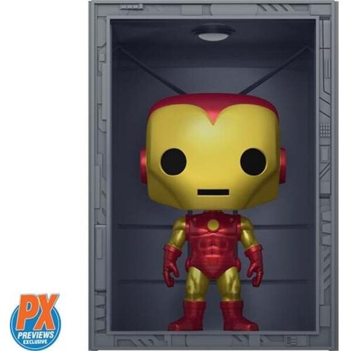 Disney Marvel Iron Man Hall of Armor Iron Man Model 4 Deluxe Pop! Vinyl Figure - Previews Exclusive, (20499499) Slike