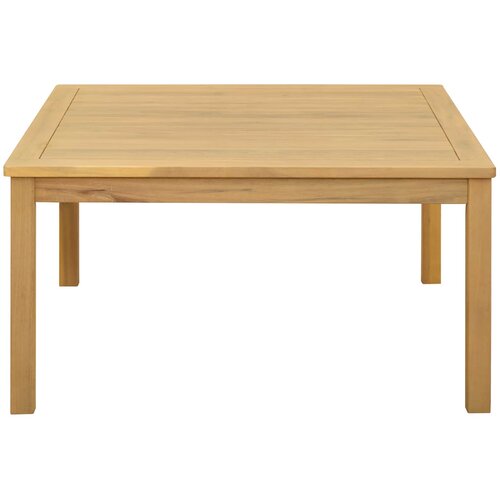  Kava Stol Svijetla akacija 85 x 85 x 45 cm Čvrsto drvo akacije Slike