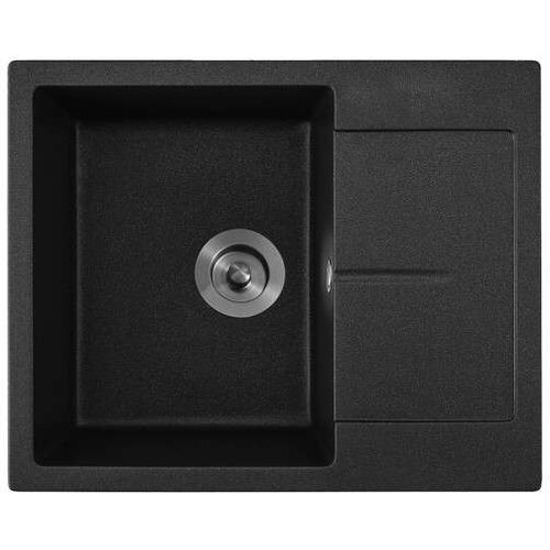 Inter Ceramic Sudopera usadna pravougaona 50x62x21,5 sifon 11cm granit crna+s1 Cene