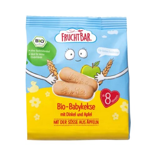 FRUCHTBAR Bio baby piškoti - pira in jabolka Cene