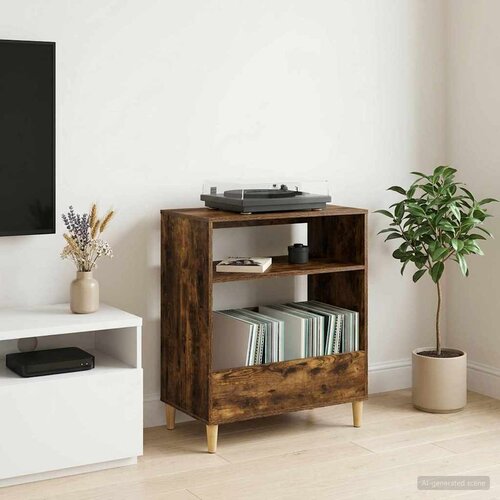  Stalak za gramofon Dimljeni hrast 71 x 39,5 x 83 cm Cijene