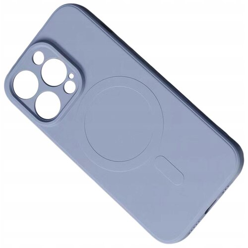 HURTEL SILICONE CASE ETUI OBUDOWA Z MAGSAFE DO IPHONE 14 PLUS SZARONIEBIESKIE, (21896231) Cene