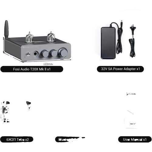 Oem Ojačevalnik, Bluetooth povezljivost, visoka zvestoba zvoka -prosojno, (5000149624) Slike