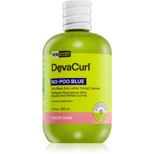 DevaCurl No-Poo Blue® hidratantni šampon za valovitu i kovrčavu kosu za neutralizaciju bakrenih podtonova 355 ml Cijene