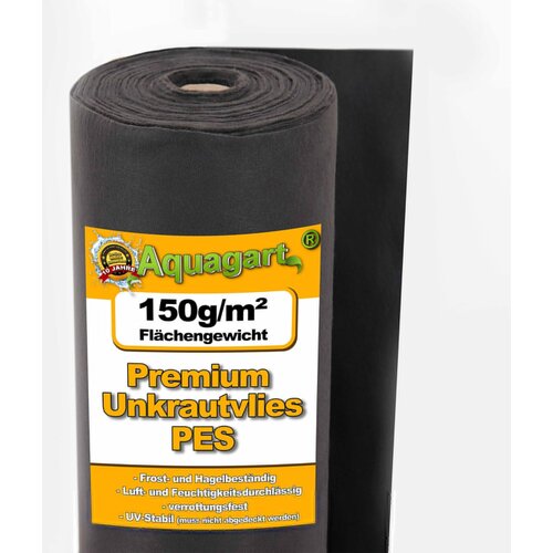 Aquagart 52,50 m² vrtni flis plevel flis zastirka flis mleta tkanina 150 g 1,5 m širok PES, (22074386) Cene
