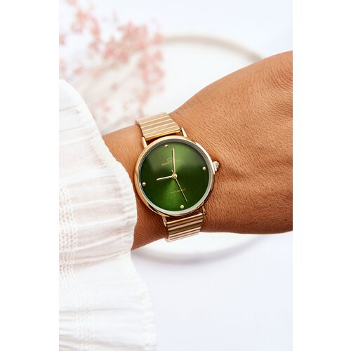 Kesi Women&amp;#039;s Waterproof Watch on Giorgio&amp;amp;Dario Bracelet Gold-Green Slike